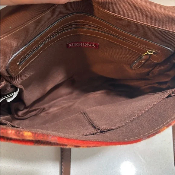 Merona Plaid Wool Cross Body Bag - Picture 7 of 7